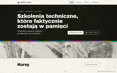 Tenzan Academy: Szkolenia firmowe w quizach i fiszkach