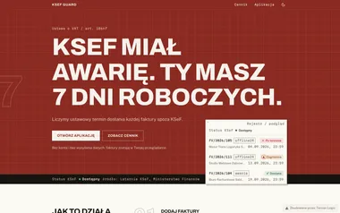 KSeF Guard: Rejestr terminów dosłania faktur do KSeF