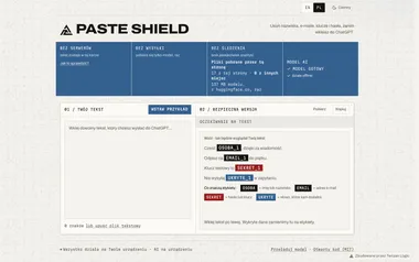 Paste Shield: Czyści dane osobowe z tekstu przed wklejeniem do ChatGPT